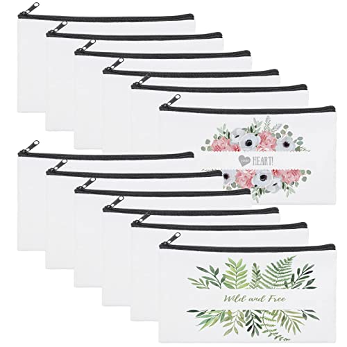 White-12 PCS Makeup Bag