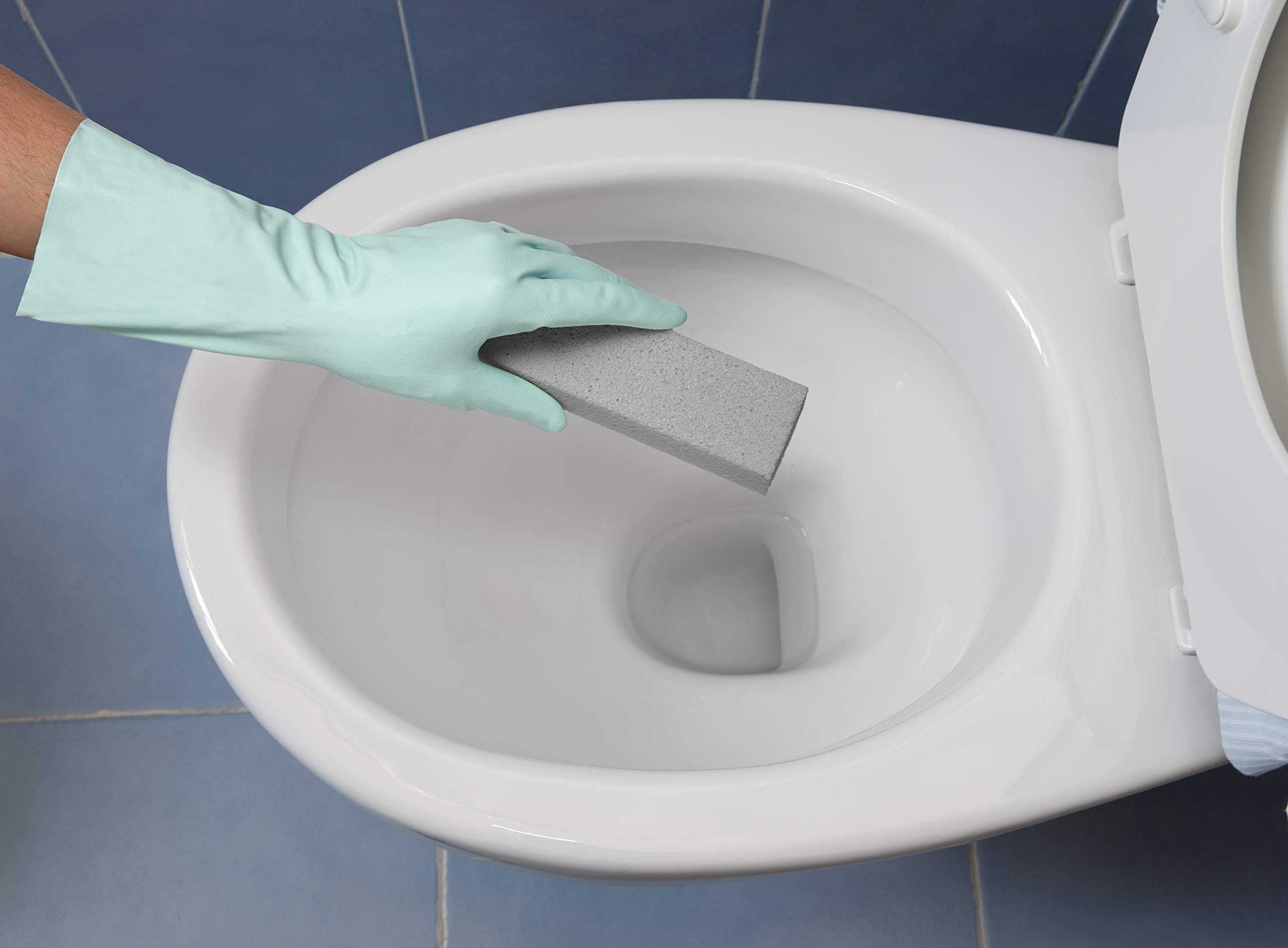 Professional WC Pumie Cleaning Block 8-Pack - Heavy Duty Toilet & Bathroom Scrubber