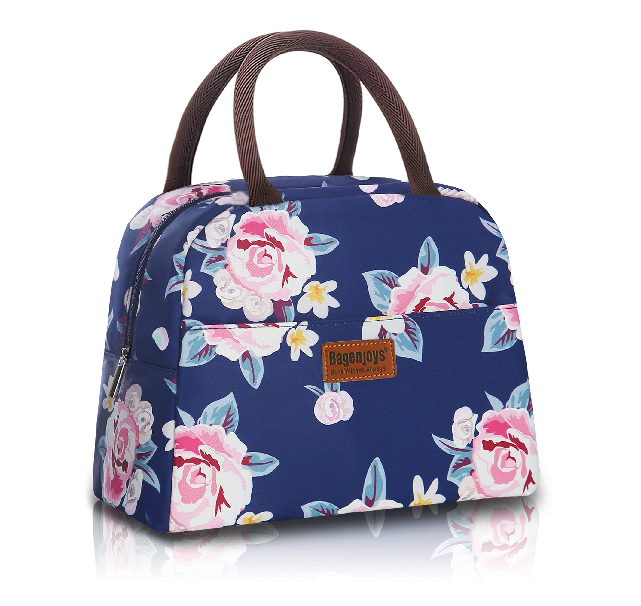 Insulated Lunch Bag for Women & Kids - Leakproof Reusable Cooler Bag for Work, School, Picnic & Beach - BPA-Free Thermal Lunch Box with Adjustable Strap