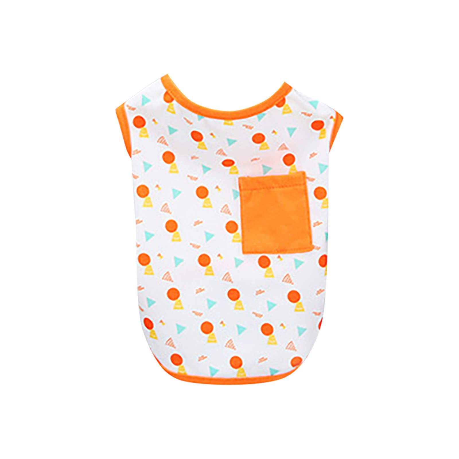 Stylish Summer Pet Clothes for Dogs - Cute Floral Vest & Starry Pocket Plaid Outfits for Small to Large Breeds | Durable Dog Clothing with Hangers for Outdoor Walks & Photo Shoots