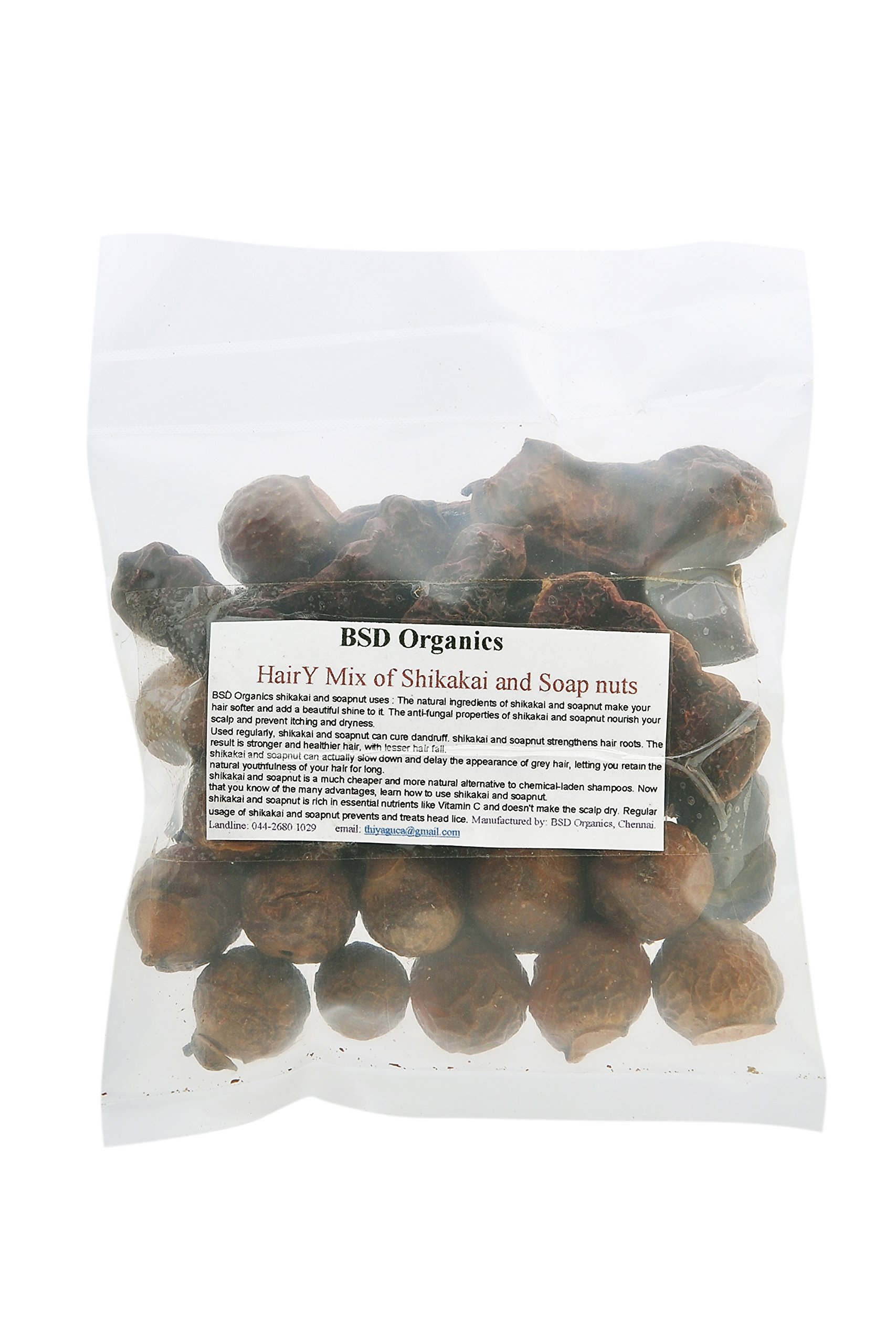 BSD Organics Natural Shikakai & Soap Nuts Hair Care Blend - 1kg for Chemical-Free Hair Cleansing & Scalp Nourishment | Ideal for Ayurvedic Hair Wash & Organic Shampoo Replacement