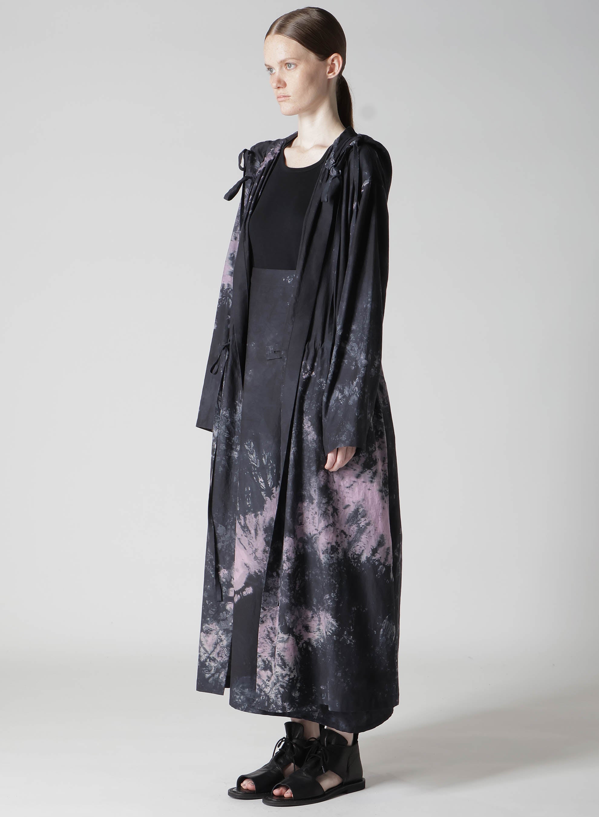 CU/C Twill Threne Dye Hoodie Coat - Stylish Unisex Pullover for Casual Wear & Outdoor Activities