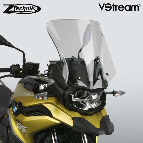 ZTechnik F800GS2 & F750GS VStream Sport Touring Windshield - High Performance Motorcycle Windshield for BMW Adventure Bikes - Perfect for Long Rides, Highway Cruising & All-Weather Protection
