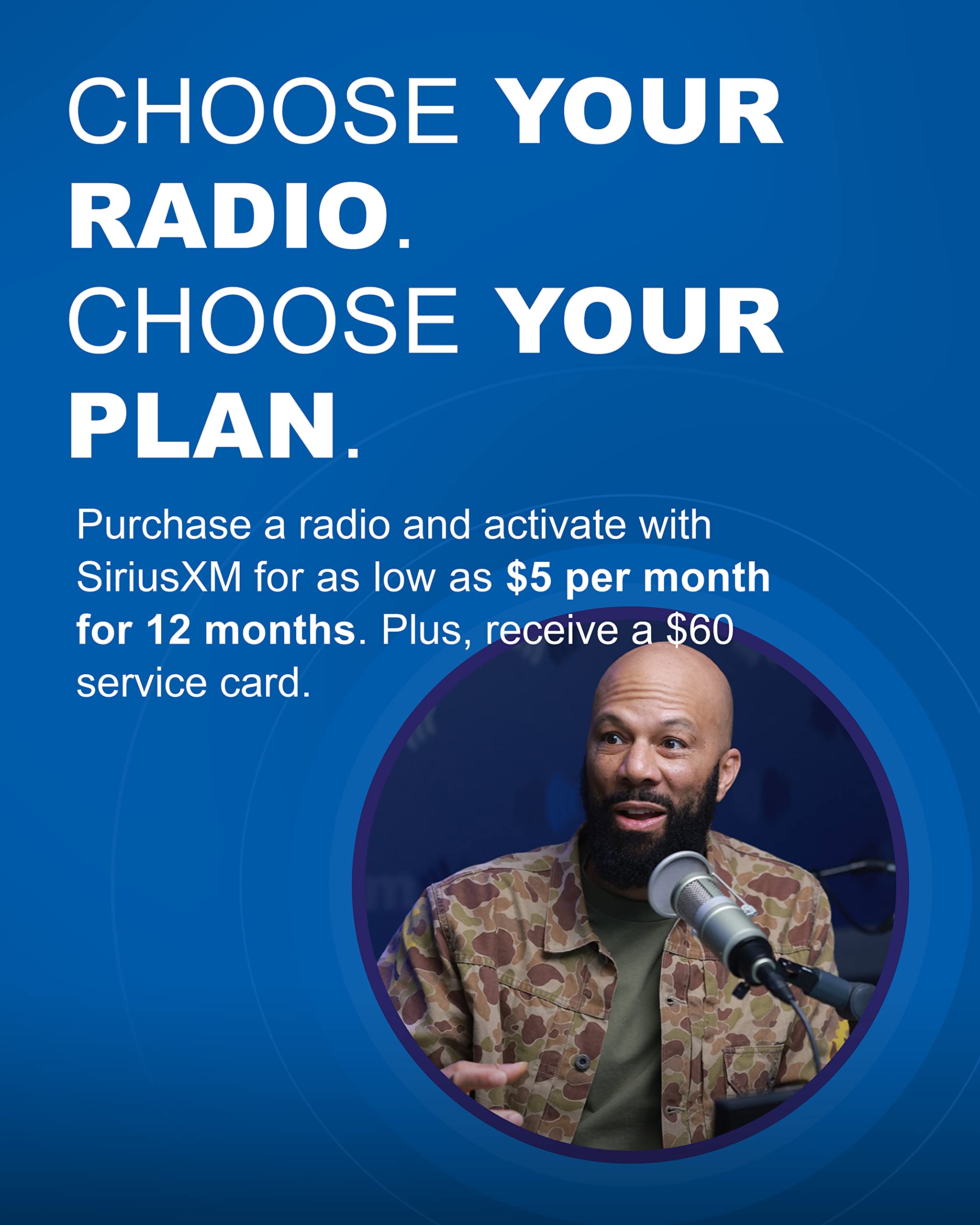 SiriusXM SXPL1H1 Onyx Plus Satellite Radio with Home Kit - Stream SiriusXM Music & Talk Shows on Home Stereo or Powered Speakers - Perfect for Living Room, Office & Entertainment Spaces