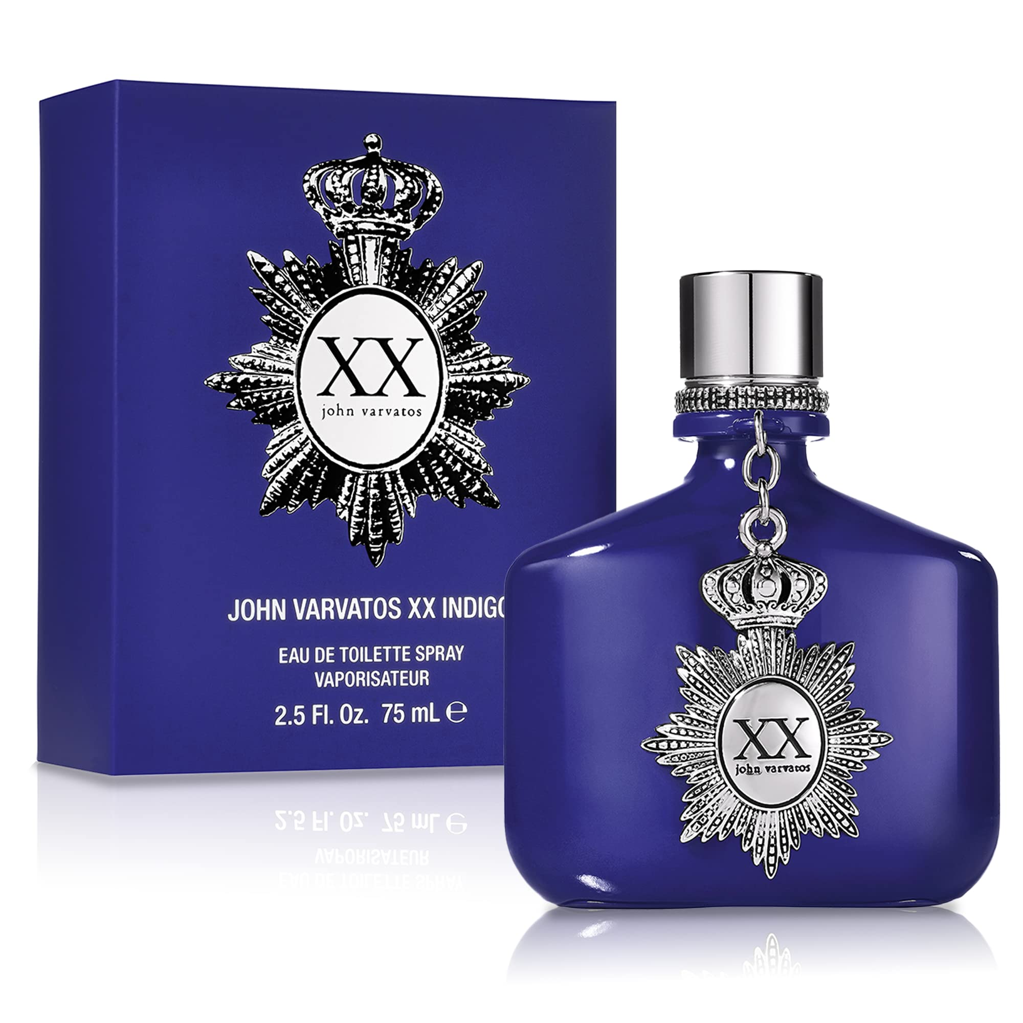 John Varvatos XX Indigo Men's Cologne | Eau de Toilette Spray for Men | Fresh & Masculine Fragrance | Perfect for Date Night, Office & Special Occasions