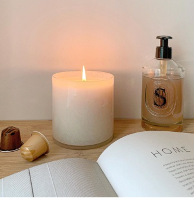 LAFCO Fragranced Candle - Celery Thyme Scent, 15.5oz Large Jar Candle for Home, Relaxation & Aromatherapy | Perfect for Living Room, Bedroom & Bathroom Decor