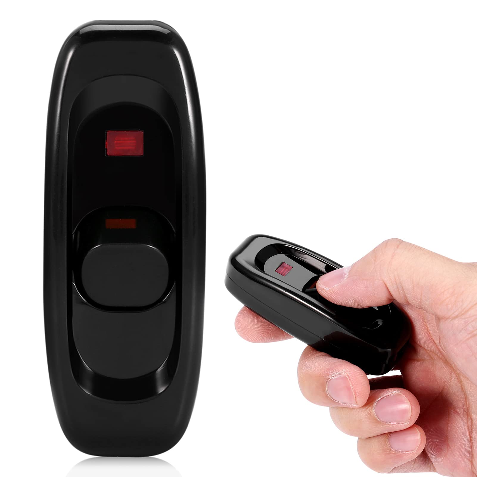 Inline Cord Switch On/Off Button - 250V 10A Rocker Switch with LED Indicator for Table Lamps, Desk Lights & Bedroom Appliances - Perfect for Home, Office & Dorm Room Lighting Control
