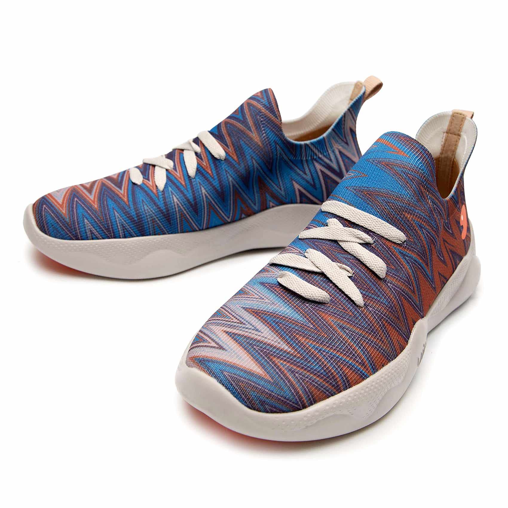 UIN Women's Fashion Sneakers - Lightweight Walking Shoes for Women, Slip On Casual Comfortable Athletic Shoes with Artistic Painting Design | Perfect for Travel, Workout & Everyday Wear