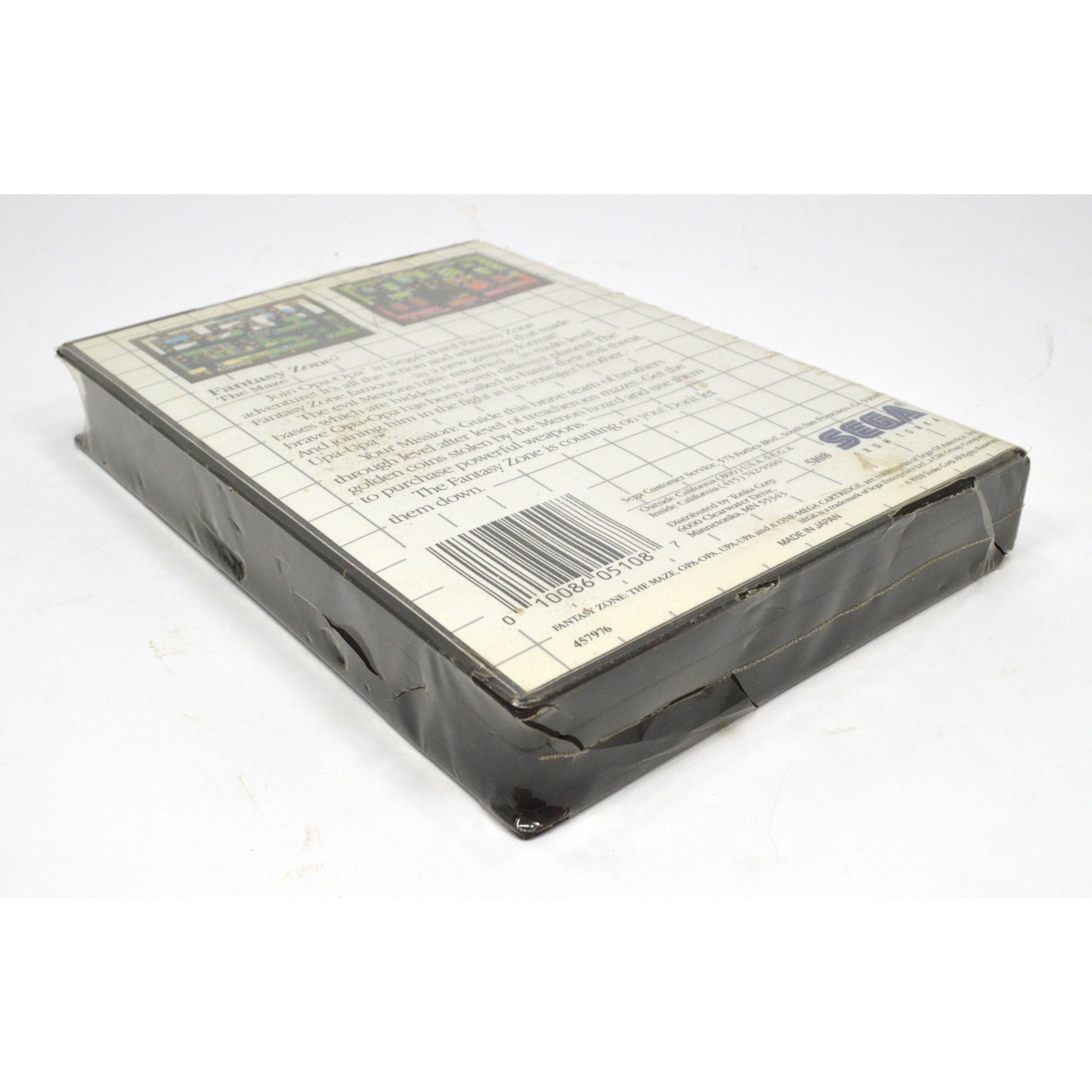 Vintage SEGA Master System Fantasy Zone: The Maze SMS Video Game (1988) - Sealed & Collectible - Perfect for Retro Gaming Enthusiasts & Classic Console Collectors