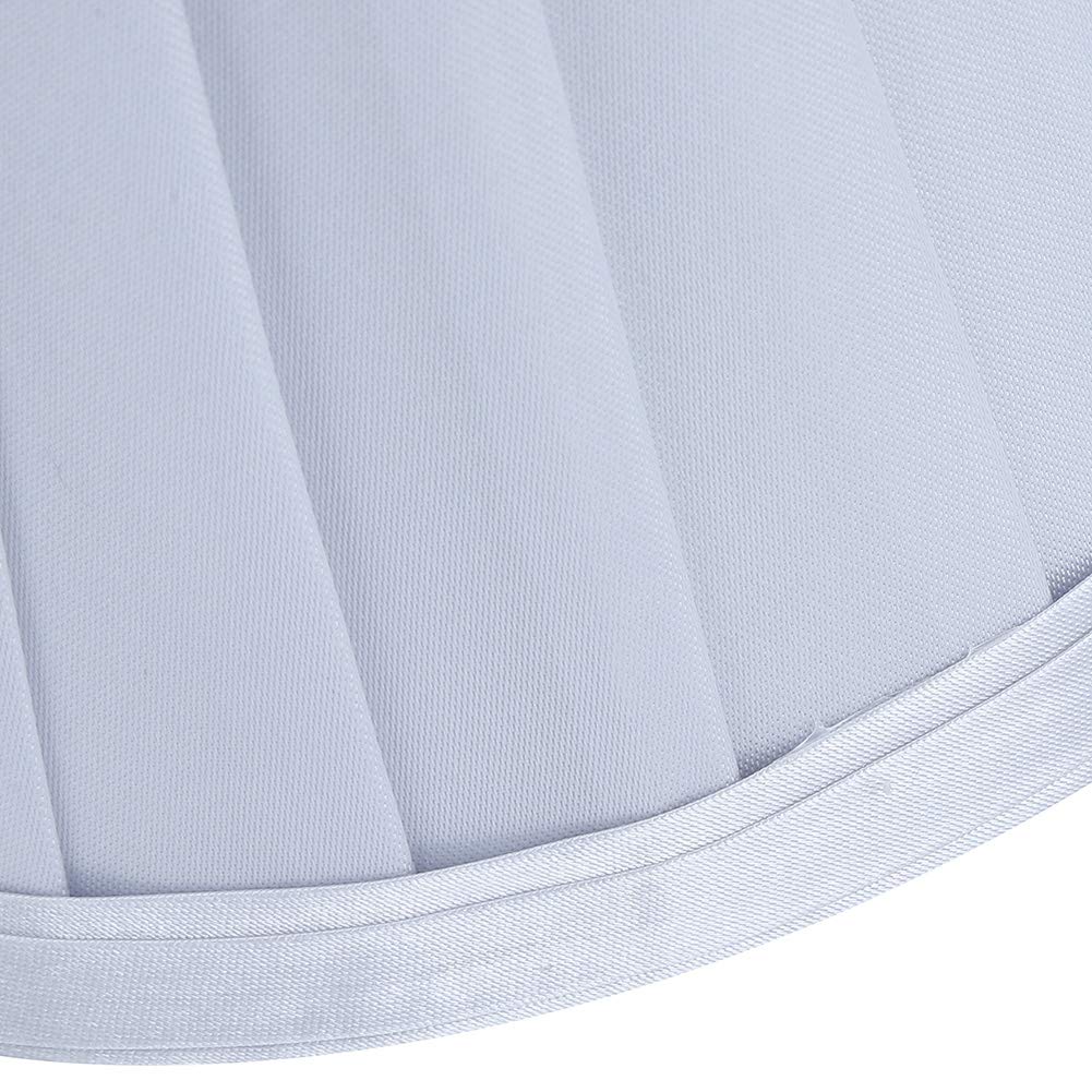 6Pcs Modern Fabric Lampshade Covers - Silver Light Bulb Shades for Chandelier & Wall Lamps | Elegant Home Lighting Decor for Living Room, Bedroom & Dining Room
