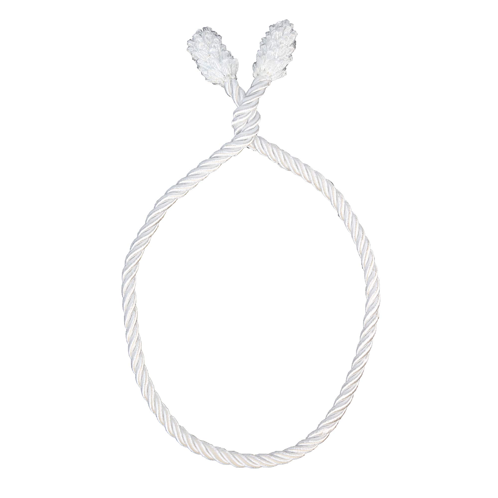White Decorative Twist Ties 6-Pack - Hang Lights & Decor for Parties