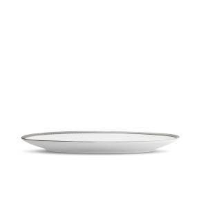 Braided Silk Oval Platter Small - Elegant Serving Tray for Appetizers, Desserts & Cheese - Perfect for Dinner Parties, Weddings & Home Decor