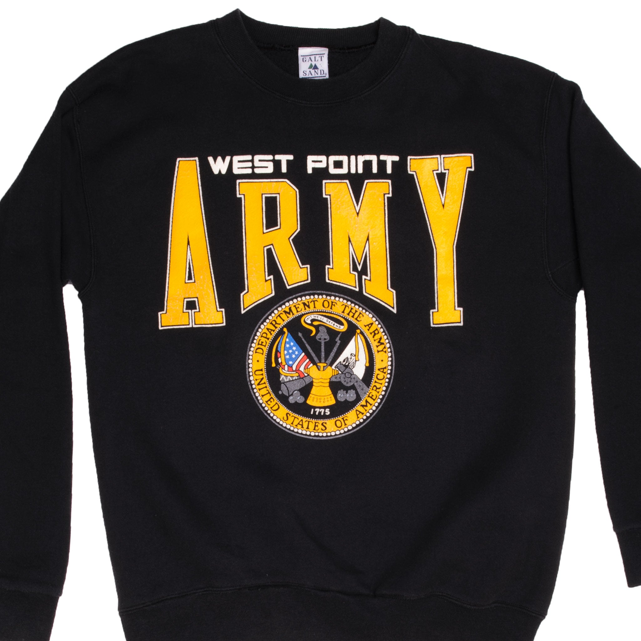 Vintage 1990s US Army West Point Sweatshirt - Size Large, Made in USA | Military Apparel for Men, Casual Wear & Army-Themed Outfits