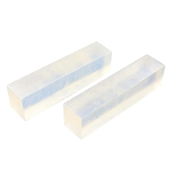 Vaani Transparent Melt & Pour Glycerine Soap Base - Sulfate Free, Paraben Free, 300g Sample Pack | DIY Soap Making, Handmade Soap Crafting, Gift Making