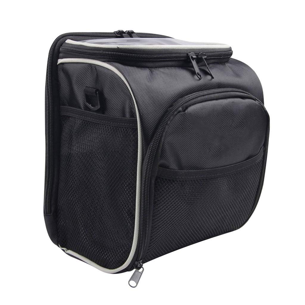 Waterproof Bicycle Front Frame Bag - Folding Handlebar Storage Pack with USB Charger Port | Durable Cycling Accessory for Commuting, Travel & Outdoor Adventures