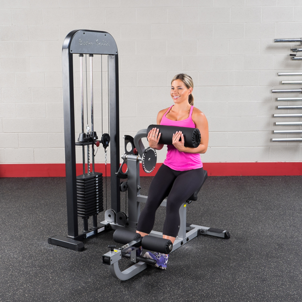 Body Solid PRO Select Ab & Back Machine (GCAB STK) - Professional Home Gym Equipment for Core Strength Training & Back Support - Perfect for Home Workouts & Fitness Enthusiasts