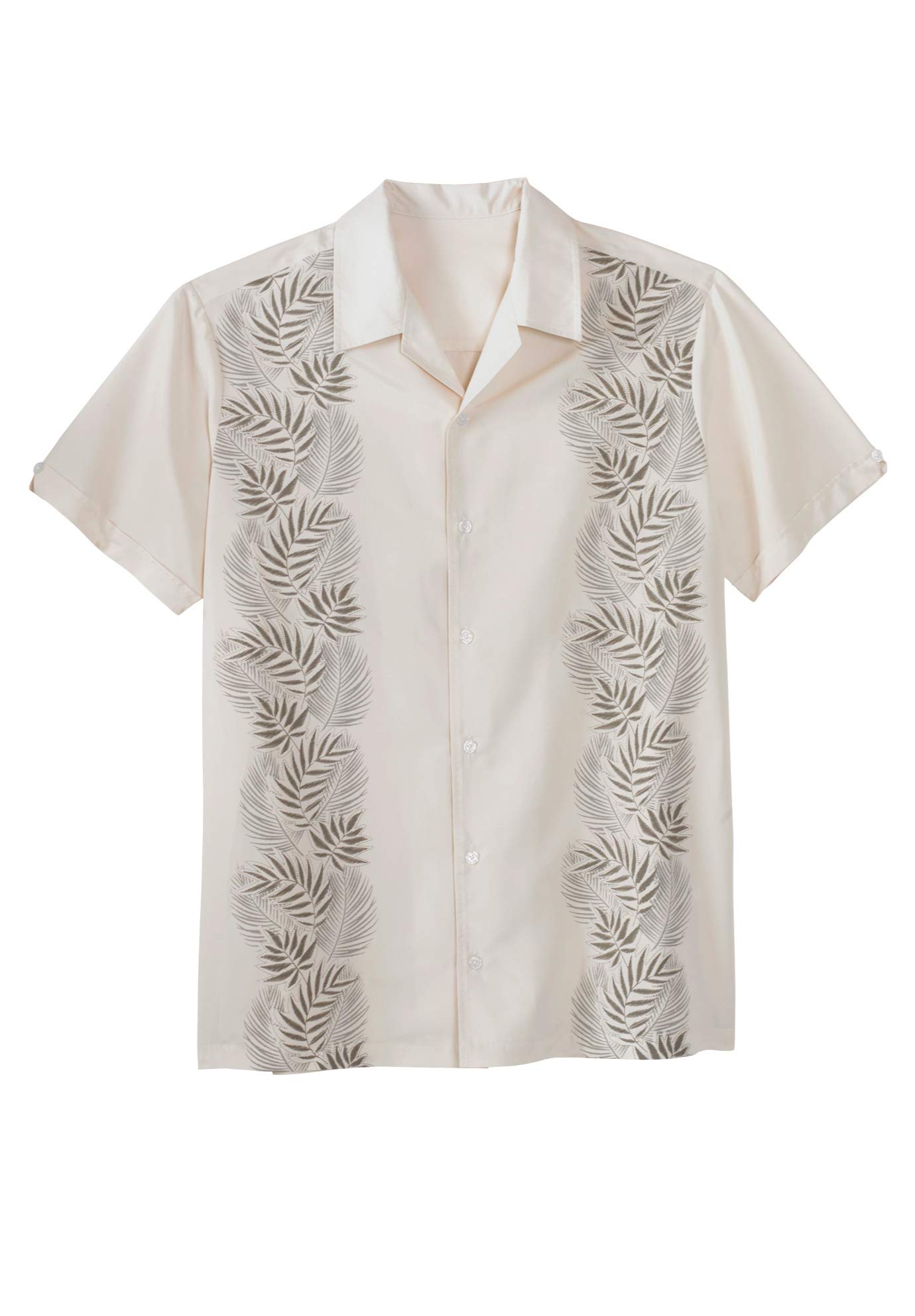 KingSize Men's Big & Tall Short Sleeve Hawaiian Shirt - Breathable Summer Casual Wear for Beach Vacation & Tropical Parties
