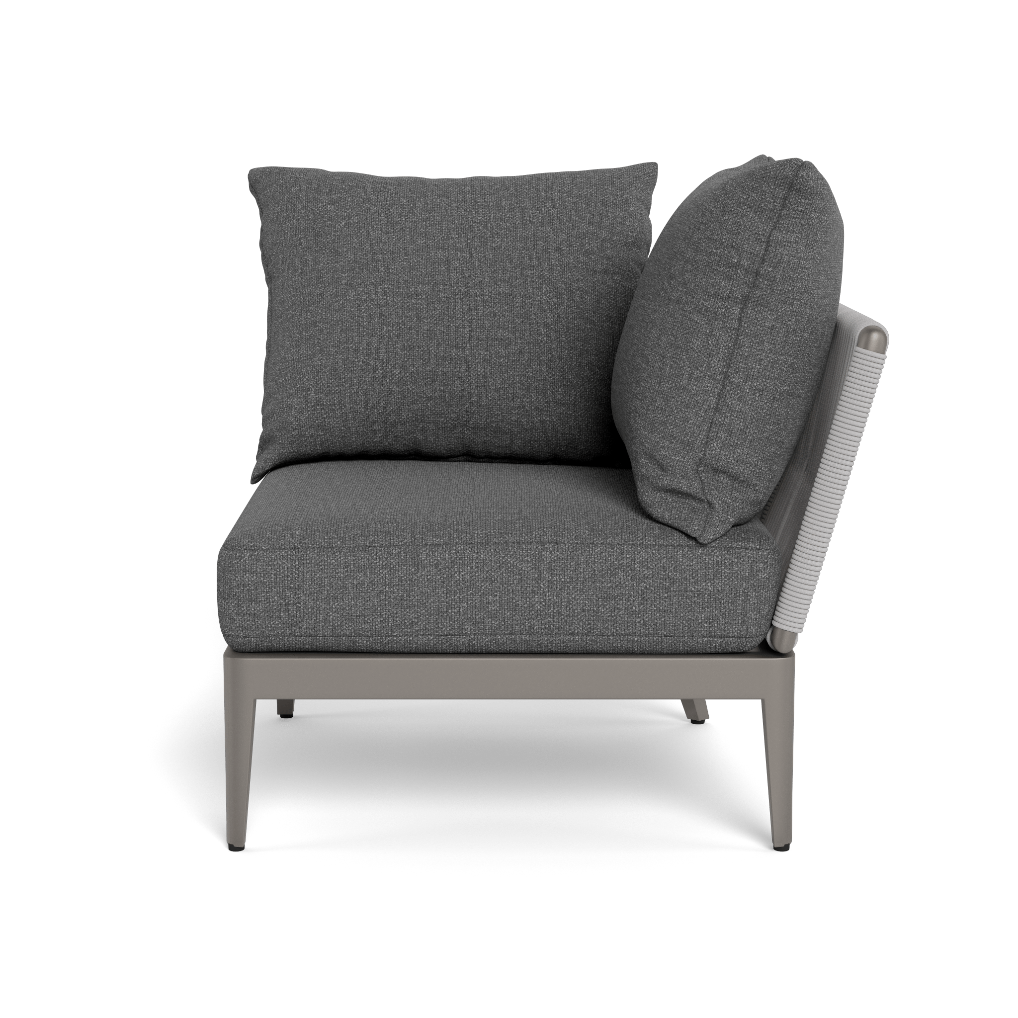 Hamilton Corner Sofa - Modern L-Shaped Sectional Couch with Storage Ottoman, Perfect for Small Spaces & Apartment Living - Living Room, Family Room, Home Theater, Office Lounge