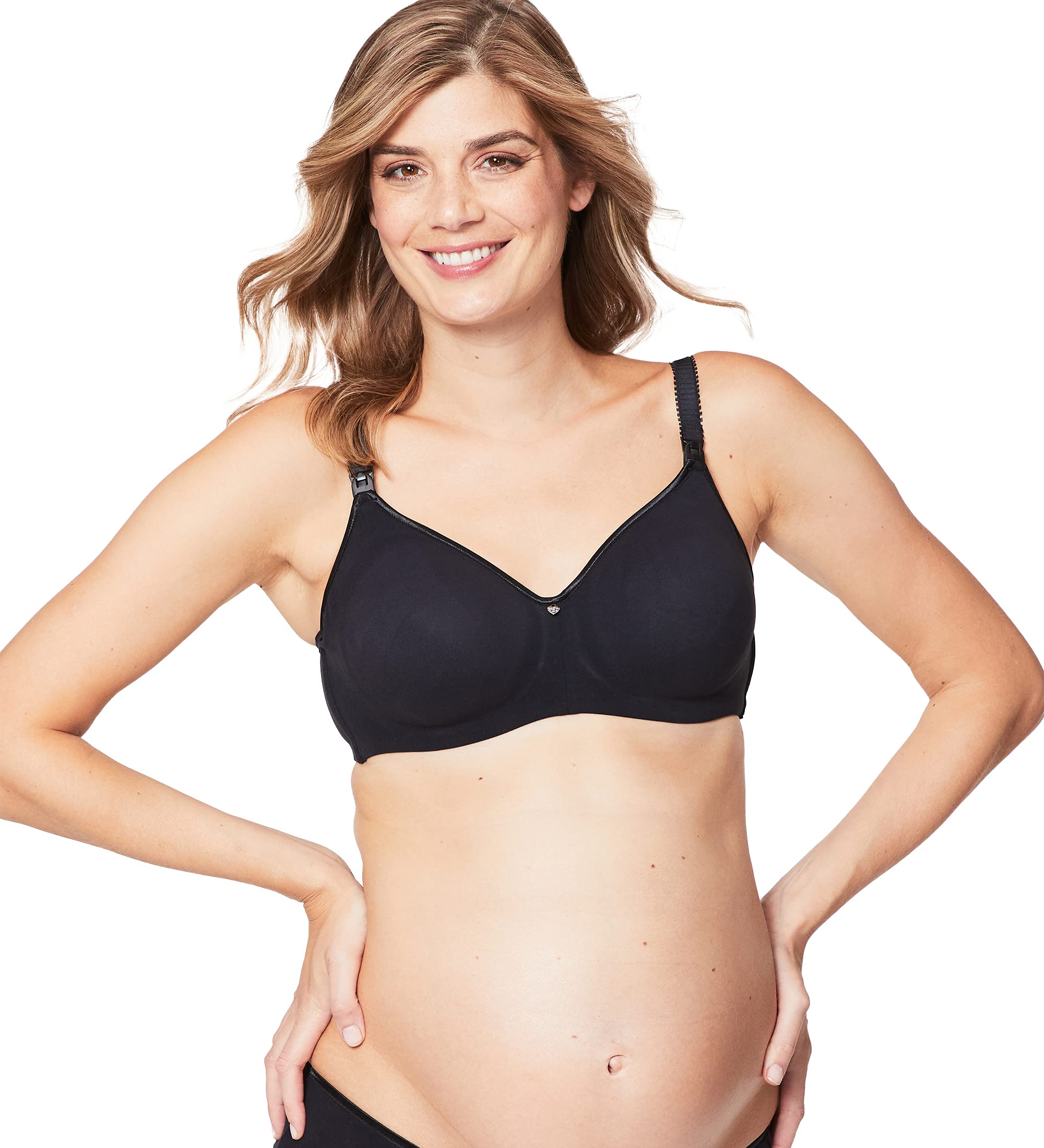 Cake Maternity Croissant Soft Wire Nursing Bra - Supportive Full Cup Flexi Wire Breastfeeding Bra for Comfortable Pumping & Nursing | Perfect for Daily Wear, Workouts & Postpartum Recovery