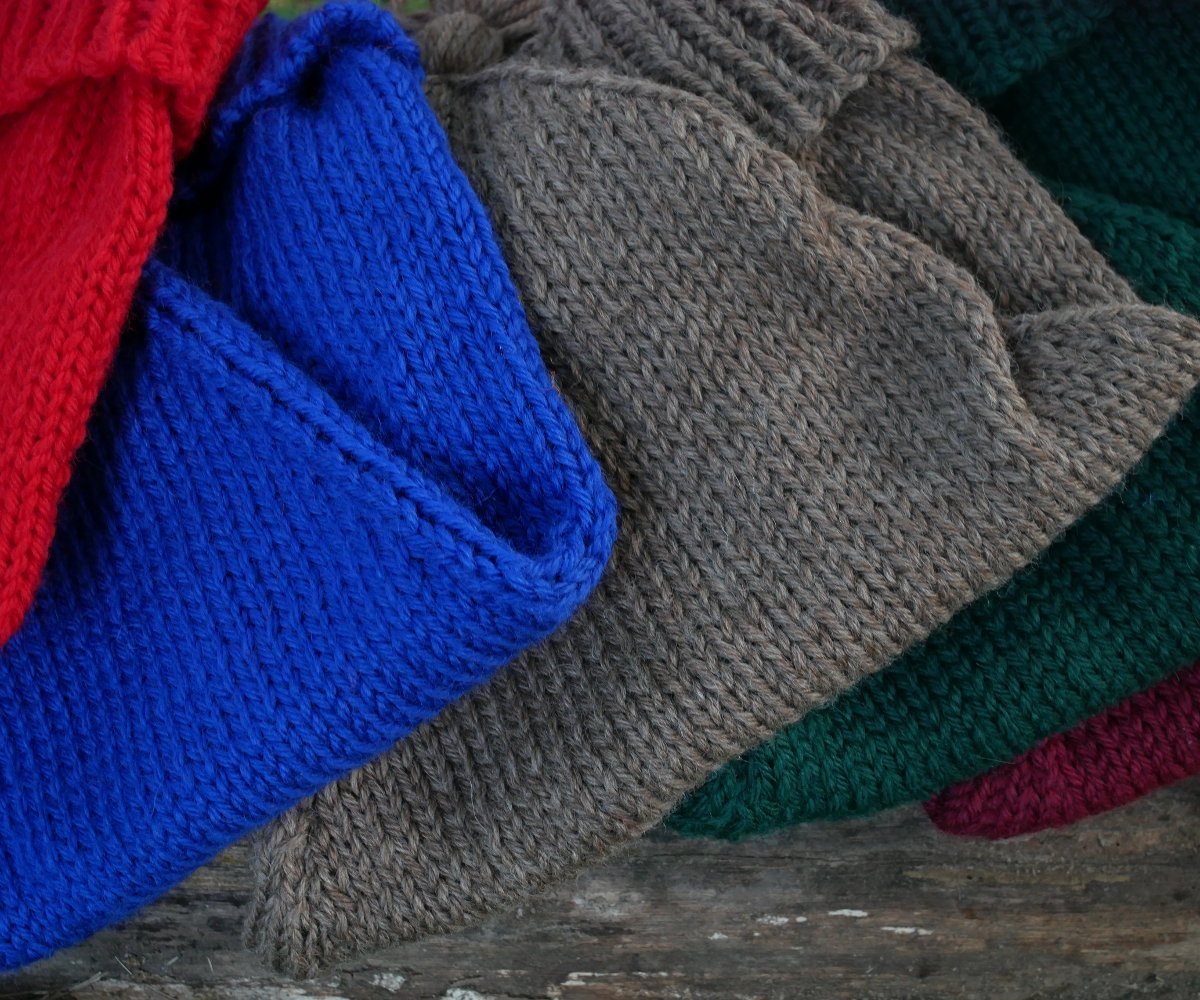 Handmade Knit Voyageur's Cap - Warm Winter Beanie for Men & Women - Perfect for Outdoor Adventures, Hiking, and Cold Weather Activities