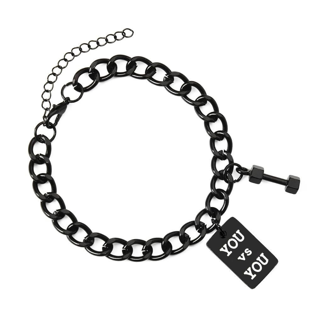 Motivational Bracelet for Men - Inspirational Gifts for Husband, Son, Boyfriend - Encouragement Jewelry for Birthday, Christmas, Anniversary - Perfect for Daily Wear & Special Occasions