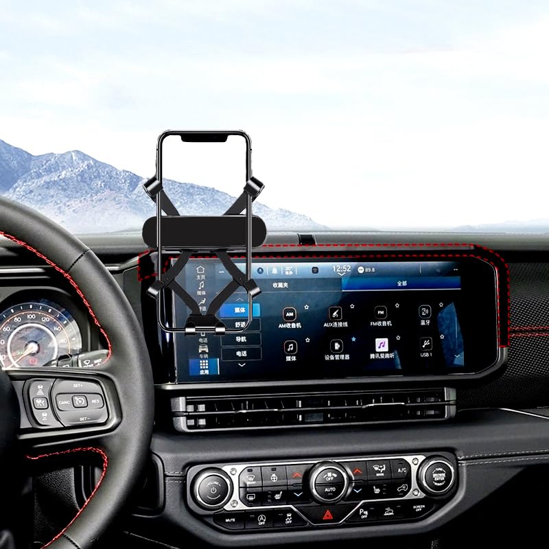 2024 Jeep Wrangler JL Car Phone Holder Mount - Universal 12.3