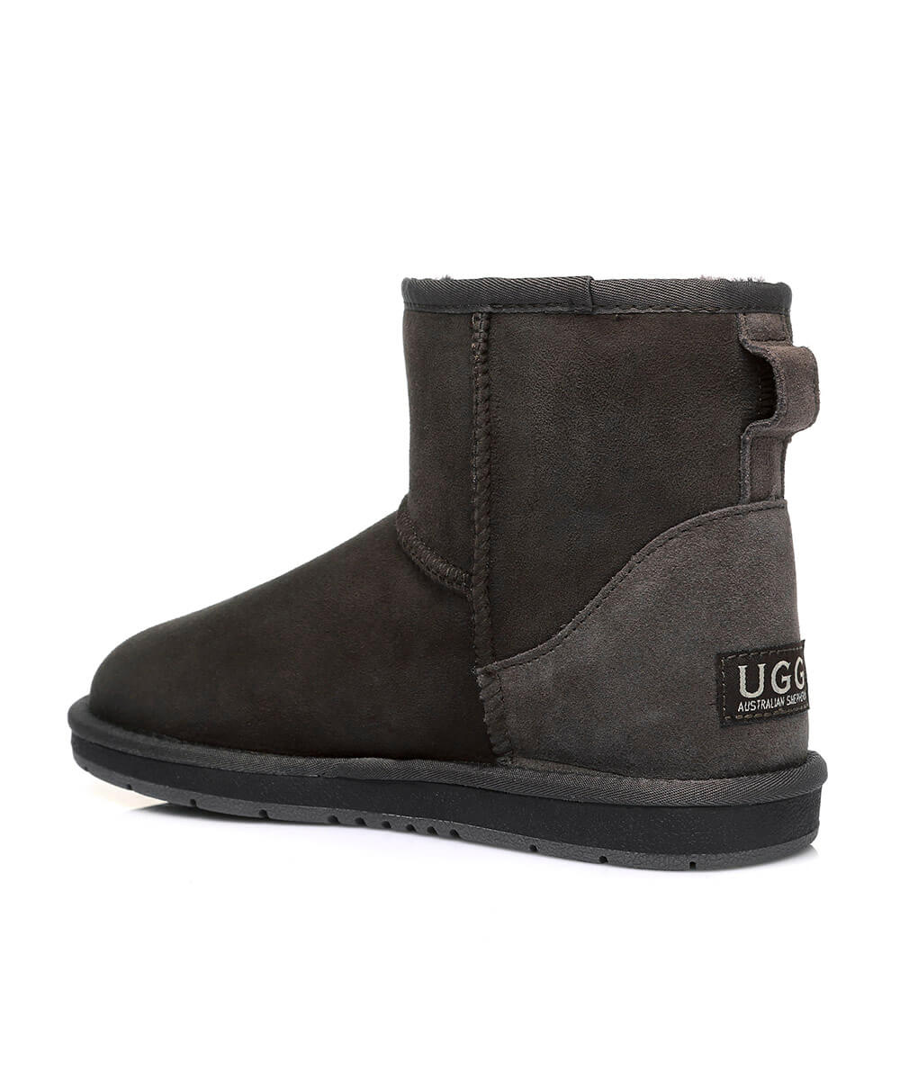 Men's UGG Classic Luxe Mini Boots - Genuine Sheepskin Winter Boots for Men | Cozy & Waterproof Snow Boots for Cold Weather, Hiking & Outdoor Activities