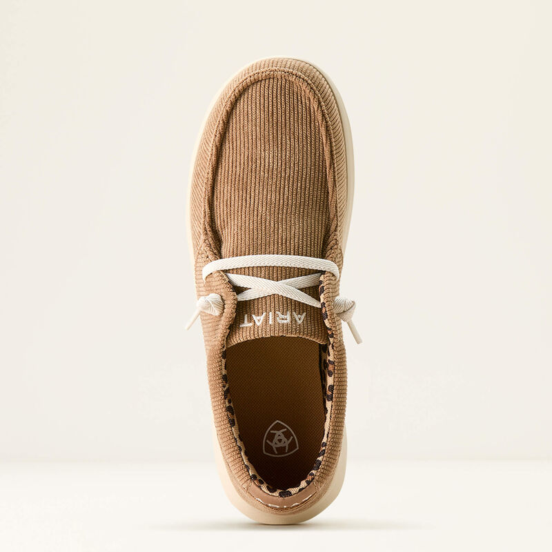 Ariat Hilo Men's Casual Shoes in Tan Corduroy - Comfortable Slip-On Loafers for Work, Travel & Everyday Wear