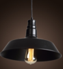 PORTSDOWN Modern Black & White Pendant Light - Sleek Ceiling Lighting Fixture for Dining Room, Kitchen, or Bedroom Decor
