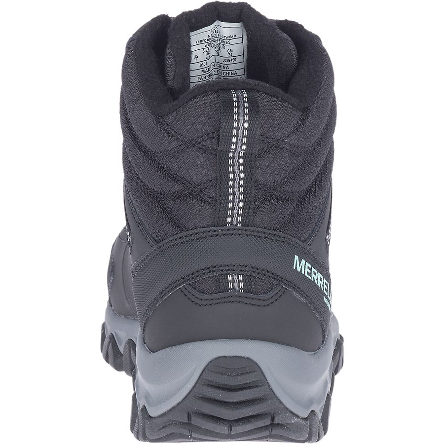 Merrell Thermo Akita Mid WP Women's Waterproof Winter Hiking Boots - Warm & Comfortable for Snow, Ice & Cold Weather Outdoor Adventures