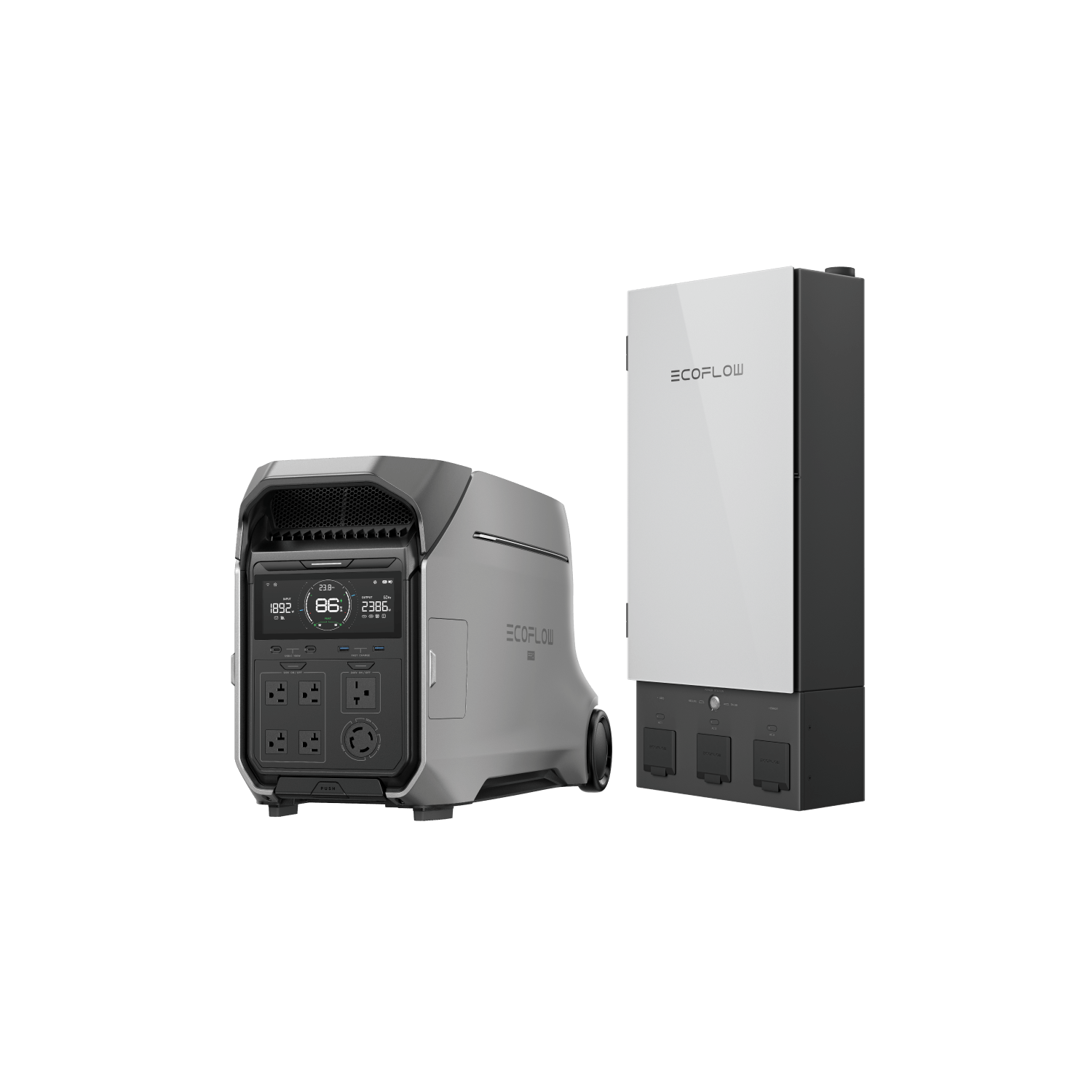 EcoFlow DELTA Pro 3 Portable Power Station 3000W | Solar Generator for Home Backup, Camping & Outdoor Adventures | Fast Charging, Expandable Capacity, Clean Energy Solution