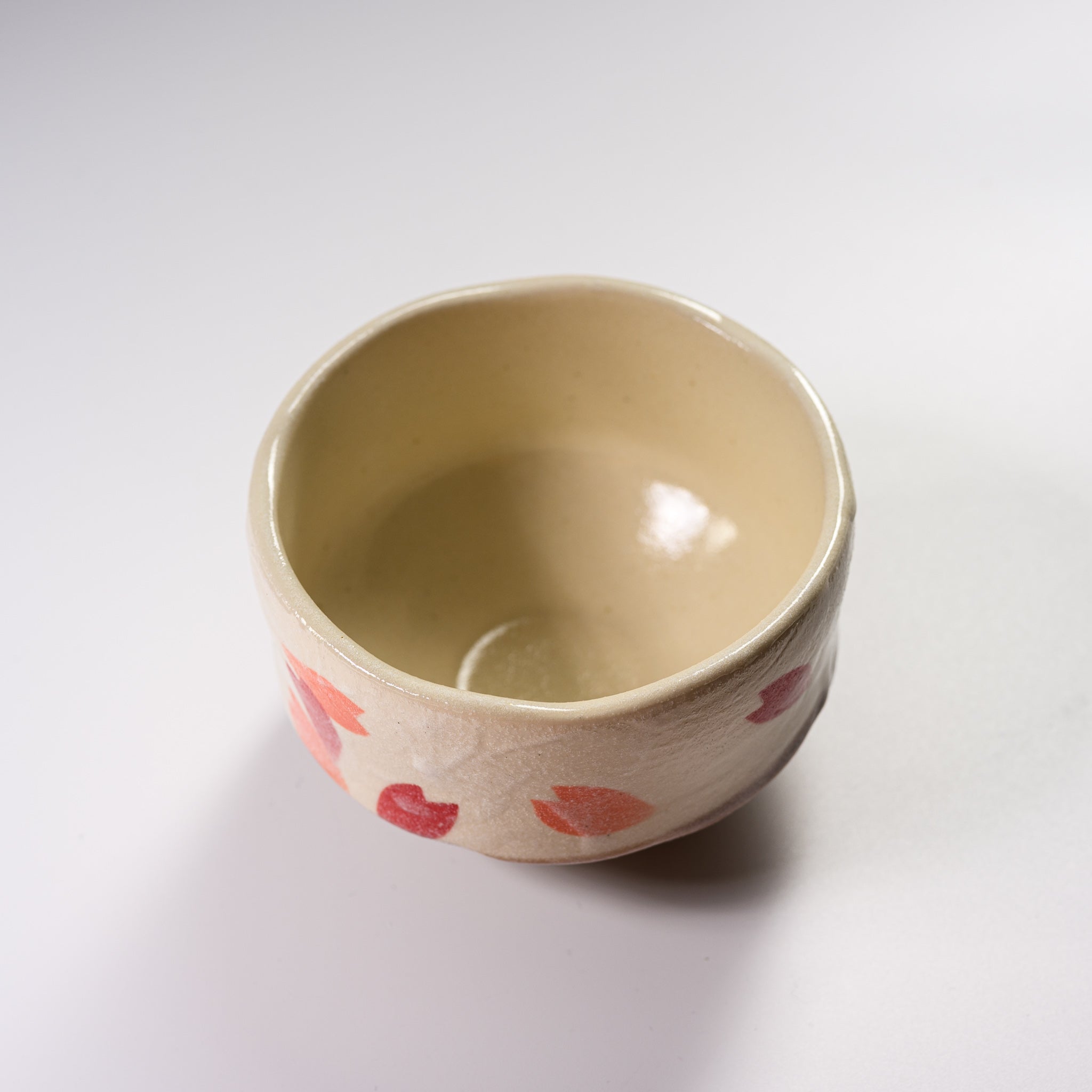 Premium Mini Matcha Bowl - Handcrafted Ceramic Tea Set with Petal Wind Design for Japanese Tea Ceremony, Home Decor & Zen Meditation Accessories