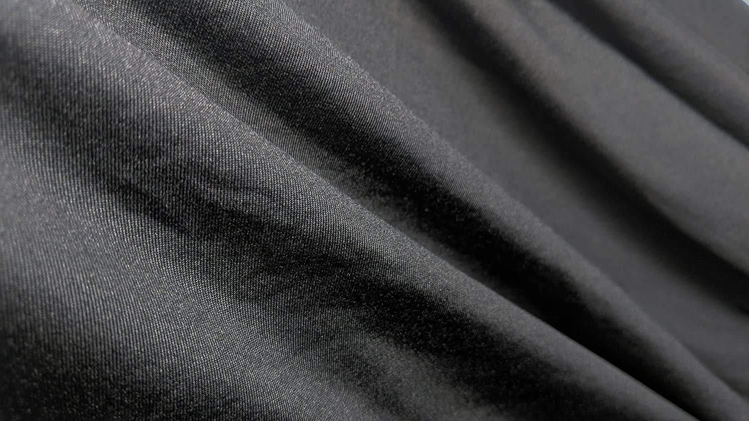 Premium Indoor Jet Ski Cover for 1992-2000 Sea-Doo GTS - Black Satin Stretch Fabric - Dust & Scratch Protection - Includes Free Storage Bag - Perfect for Garage Storage & Winter Protection