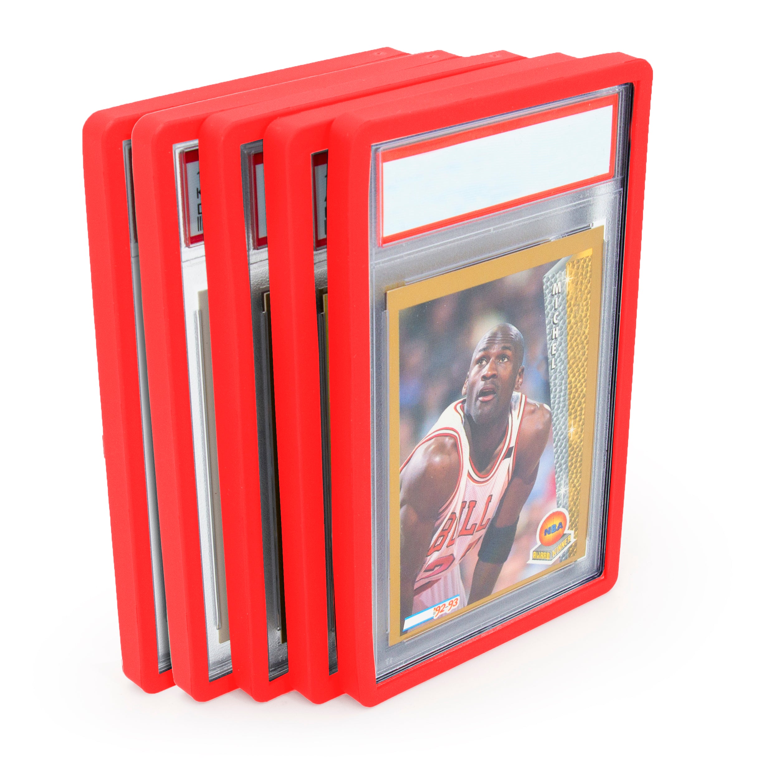CASEMATIX PSA Slab Bumper Guards 5 Pack - Compatible with Yugioh, MTG, Pokémon & Sports PSA Graded Cards - Includes 5 PSA Slab Guard Bumper Protectors - Perfect for Card Collectors & Display Protection