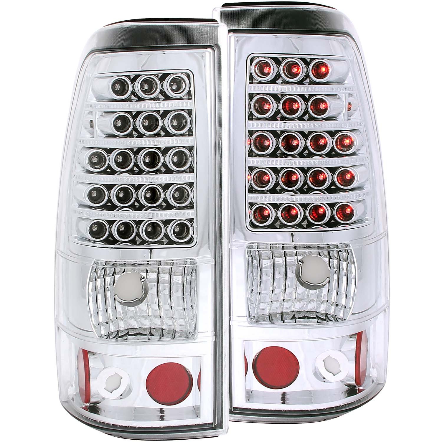 HEADLIGHTSDEPOT LED Tail Lights for 03-07 Chevy Silverado 1500/2500/3500 - Left & Right Side - Durable & Bright Replacement - Perfect for Night Driving & Off-Road Adventures