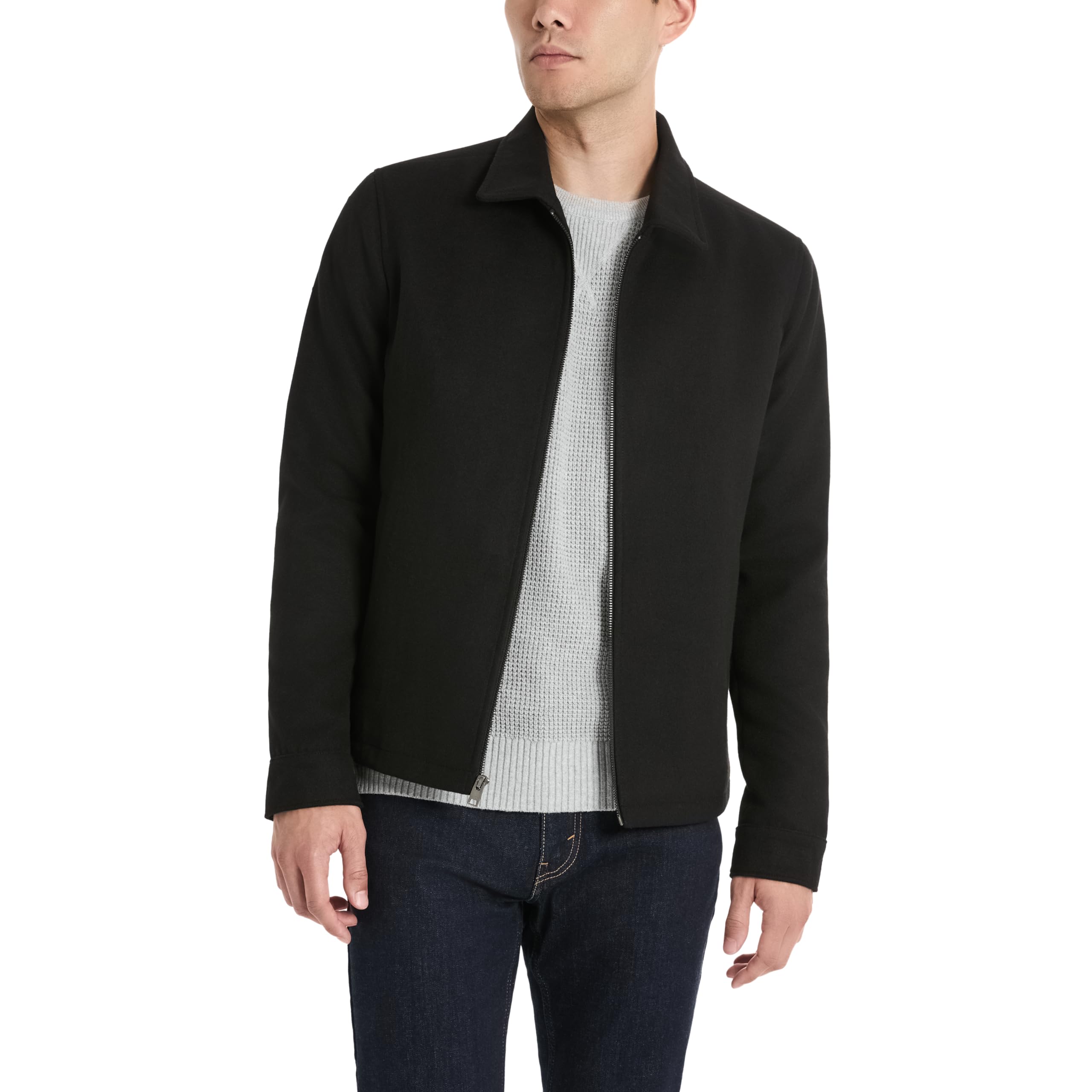 Van Heusen Men's Trudy Casual Trucker Jacket - Lightweight Denim Jacket for Men, Comfortable & Stylish Outerwear - Perfect for Casual Outings, Work & Everyday Wear