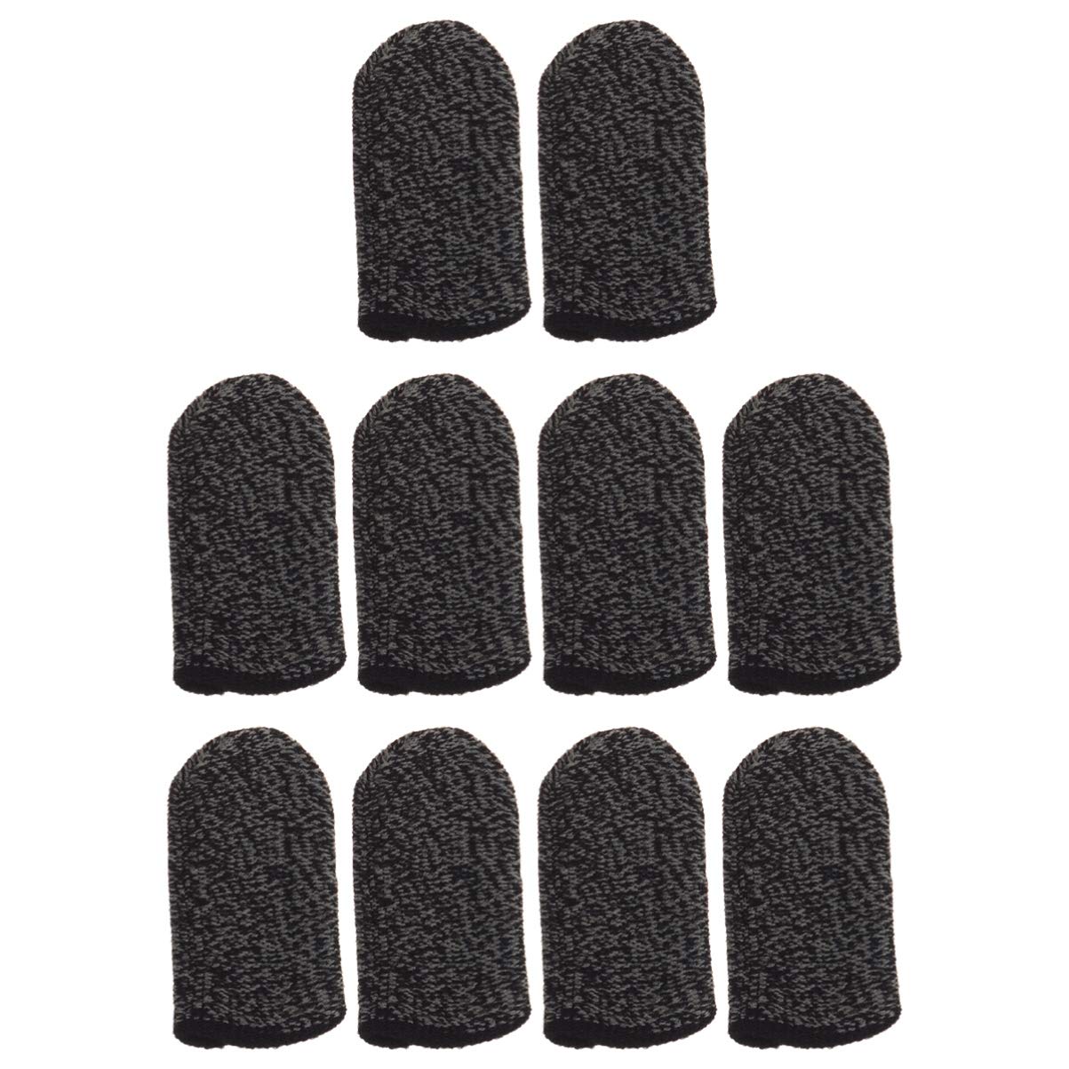 BESPORTBLE 10 Pcs Gaming Thumb Sleeves - Anti-Sweat & Non-Slip Touch Screen Controller Sleeves for Mobile Games - Perfect for PS5, Xbox, Nintendo Switch & Smartphone Gaming