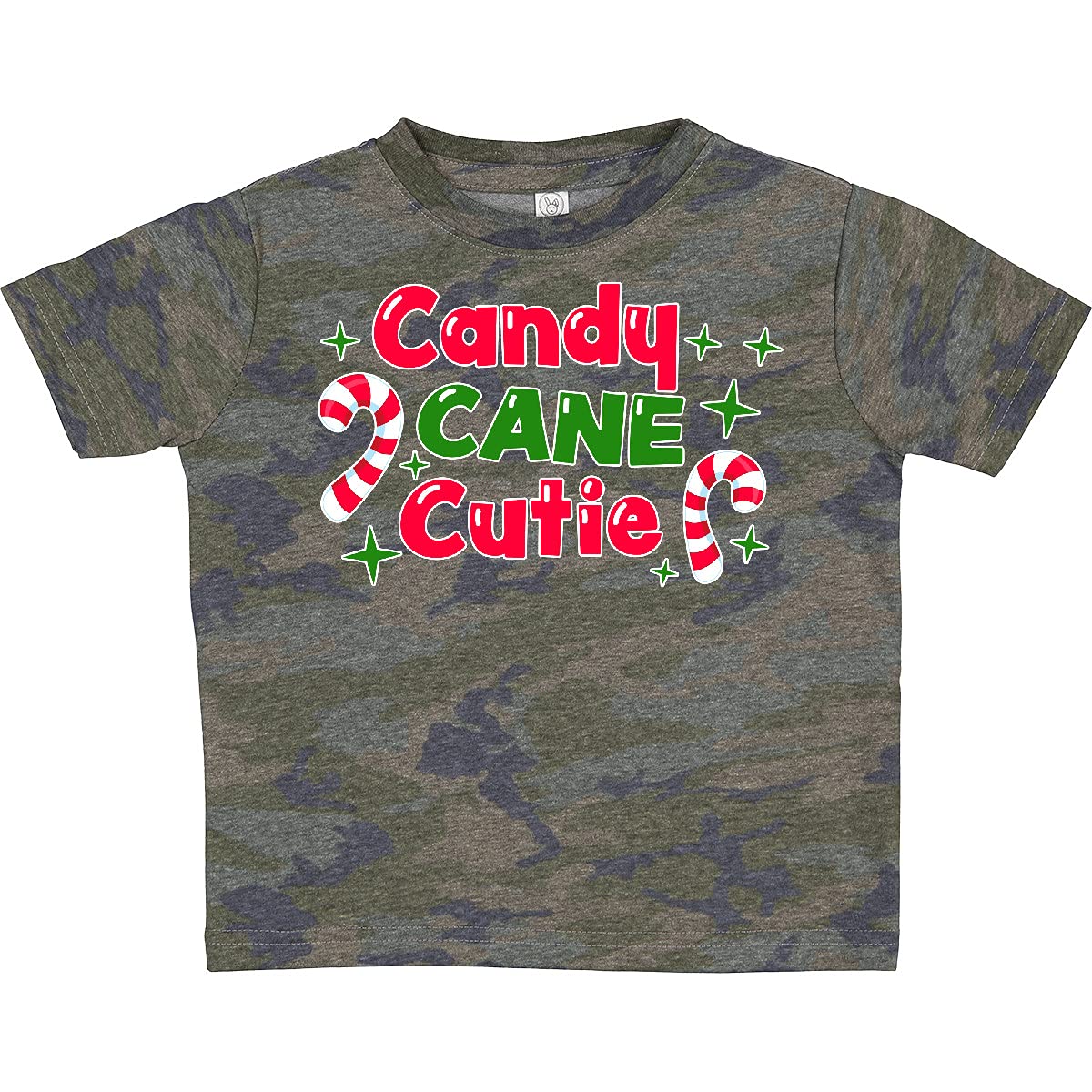 Inktastic Christmas Candy Cane Cutie Toddler T-Shirt - Festive Holiday Outfit for Kids & Baby Boys Girls - Perfect for Christmas Parties, Family Photos & Seasonal Celebrations