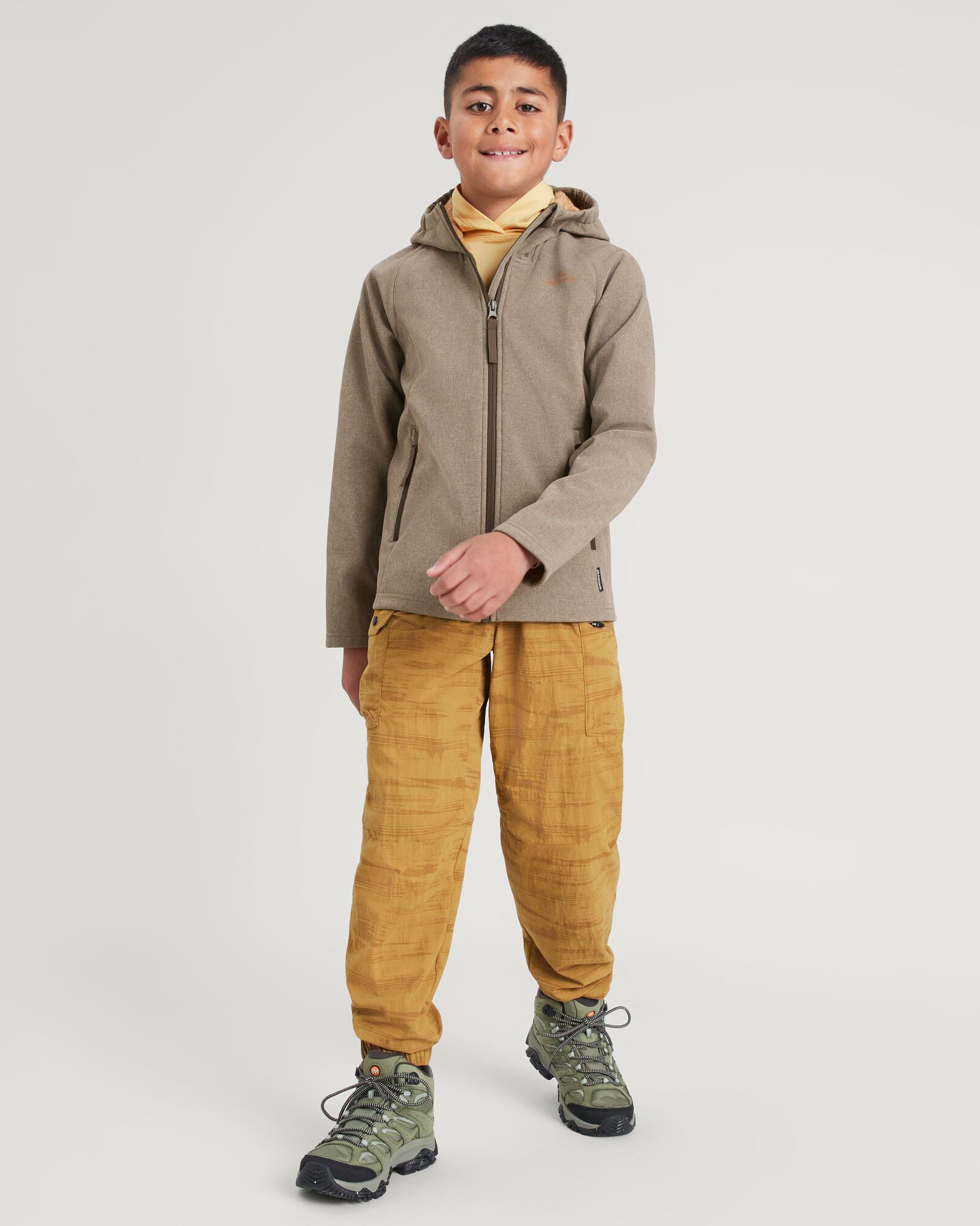 Malazan Boys' Winter Jacket - Waterproof Trail Marle Coat for Outdoor Adventures, Hiking, and School Activities