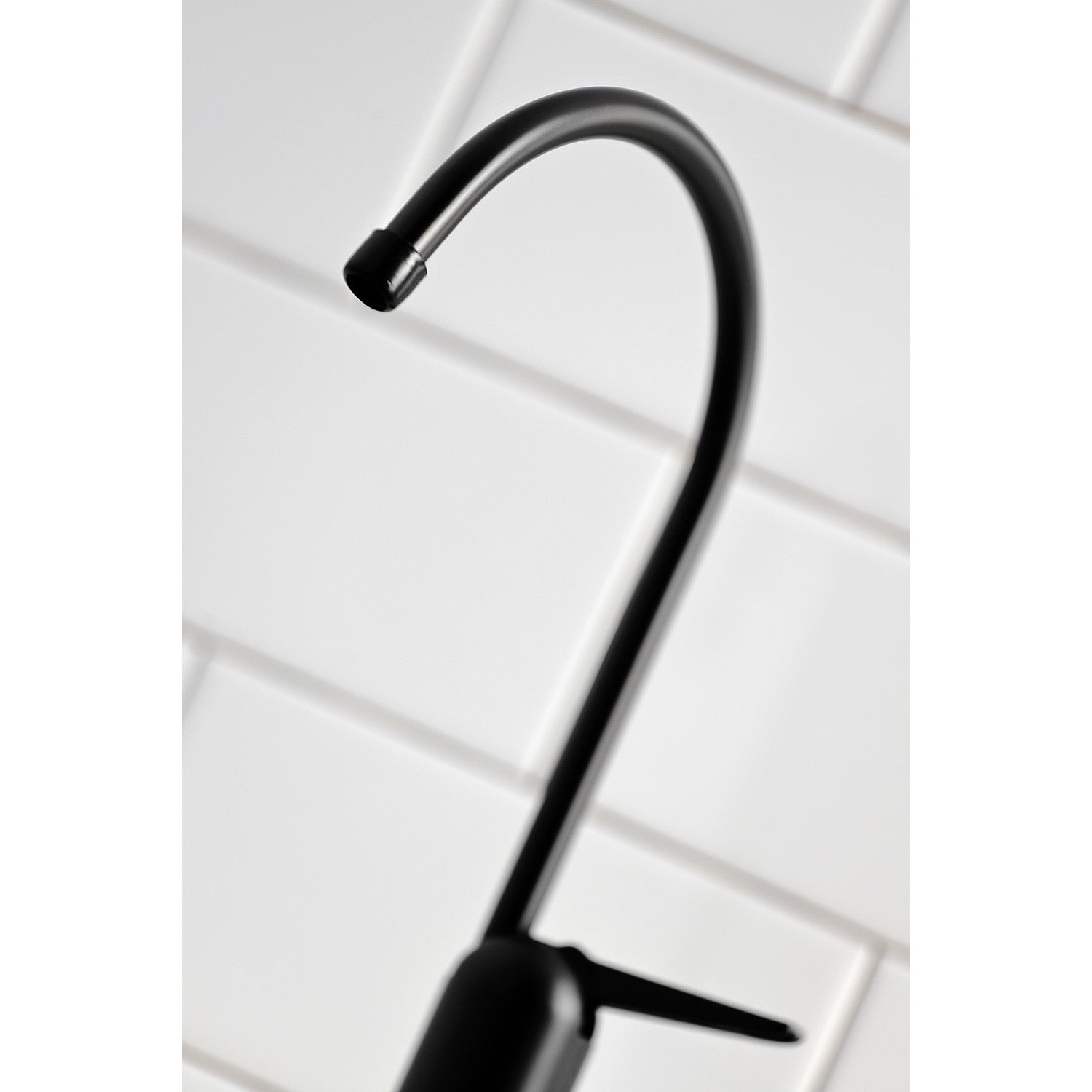 Americana K6190 Single Handle 1 Hole Deck Mount Water Filtration Faucet in Matte Black - Perfect for Kitchen Sink Water Filter Systems & Clean Drinking Water