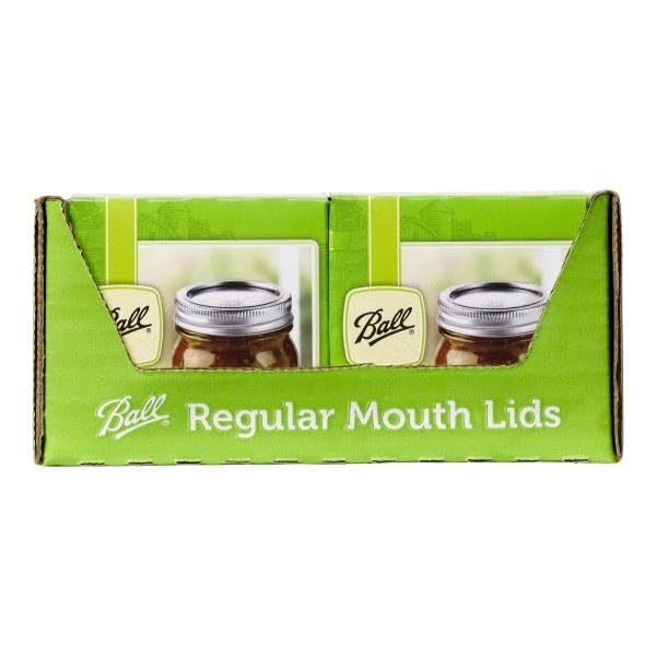 Ball Regular Mouth Mason Jar Lids - 12-Count Pack of 24 (288 Lids Total) - Airtight Canning Lids for Preserving, Pickling, Juice, Jam & Jelly - Perfect for Home Canning, Food Storage & DIY Projects