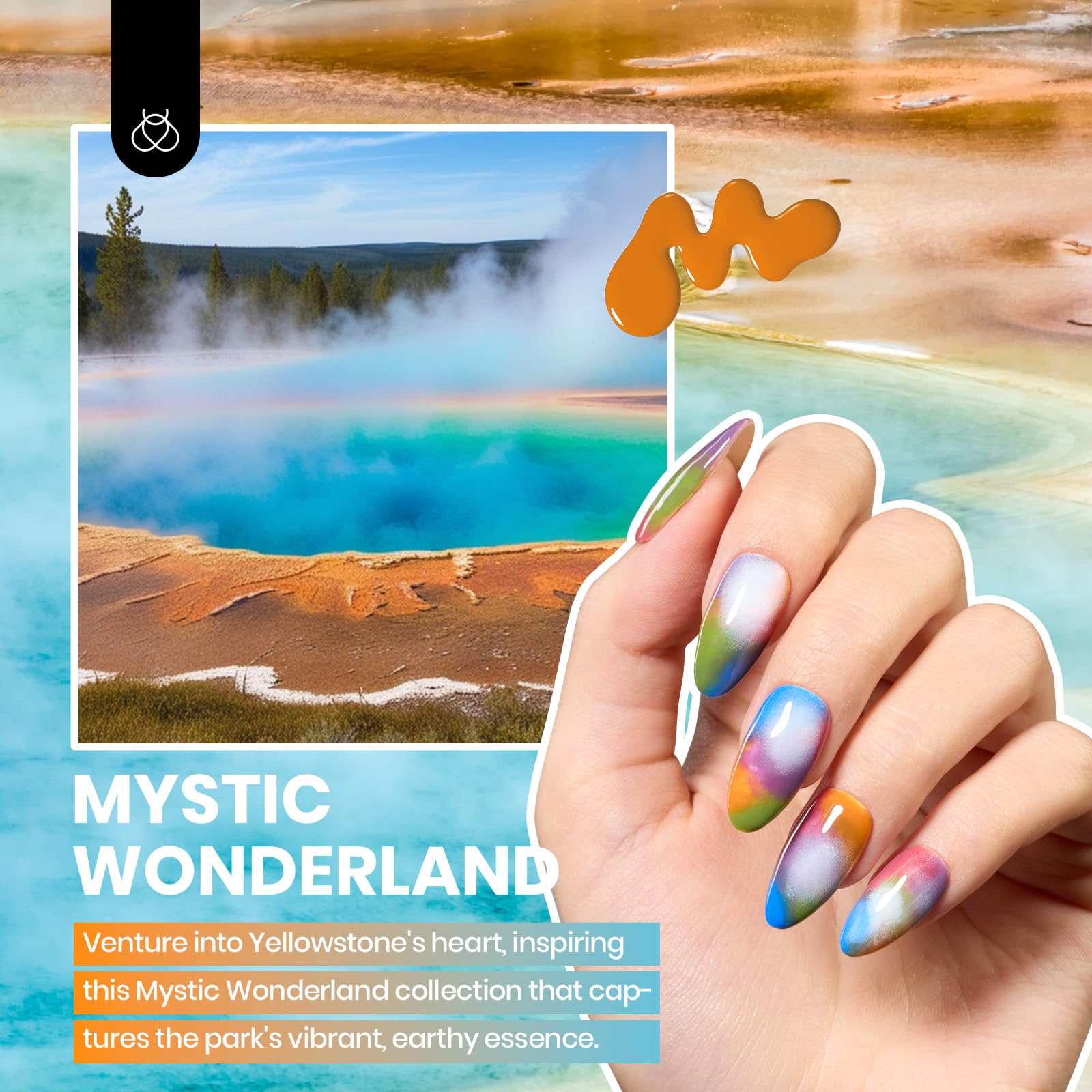 36 Colors Beetles Gel Nail Polish Kit with Base Coat, Glossy Matte & Glitter Top Coat - White Jelly Blue Mystic Wonderland Collection - Perfect for DIY Manicures, Nail Art, Salon Use & Gift for Women