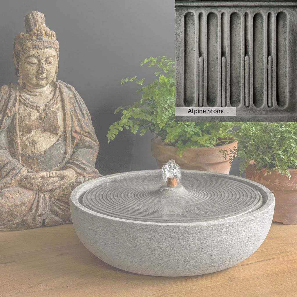 Campania International Ripple Fountain - Outdoor Garden Water Feature for Patio, Yard, and Landscape Decor | Relaxing Water Sounds for Backyard Oasis