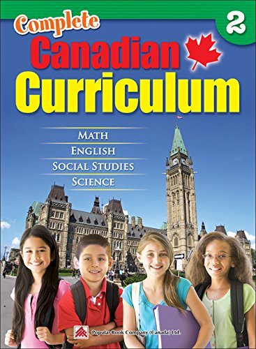 Complete Canadian Curriculum Grade 2 Workbook - Math, English, Science & Social Studies for Kids Ages 7-8 | Homeschooling & Classroom Learning Resource by Popular Book Company (Canada)