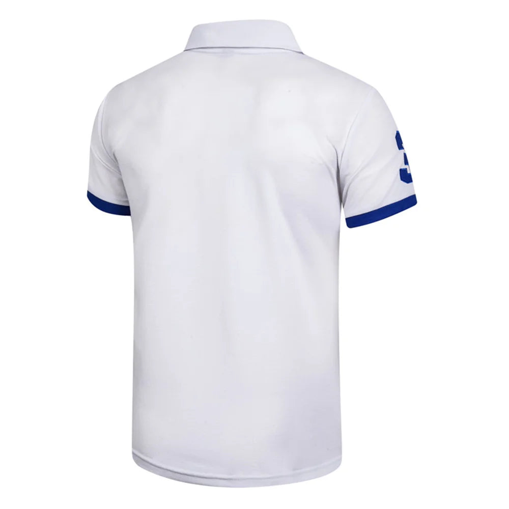 4 Pack Men's Slim Fit Embroidery Polo Shirts - Breathable Short Sleeve Casual & Business Shirts for Summer | Office Wear, Golf Outings & Social Events
