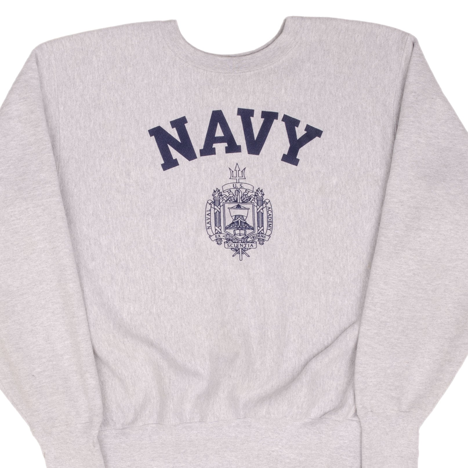 Vintage US Navy Heavyweight Sweatshirt - Medium Size, Made in USA | Military Style Pullover for Men, Casual Wear & Outdoor Activities