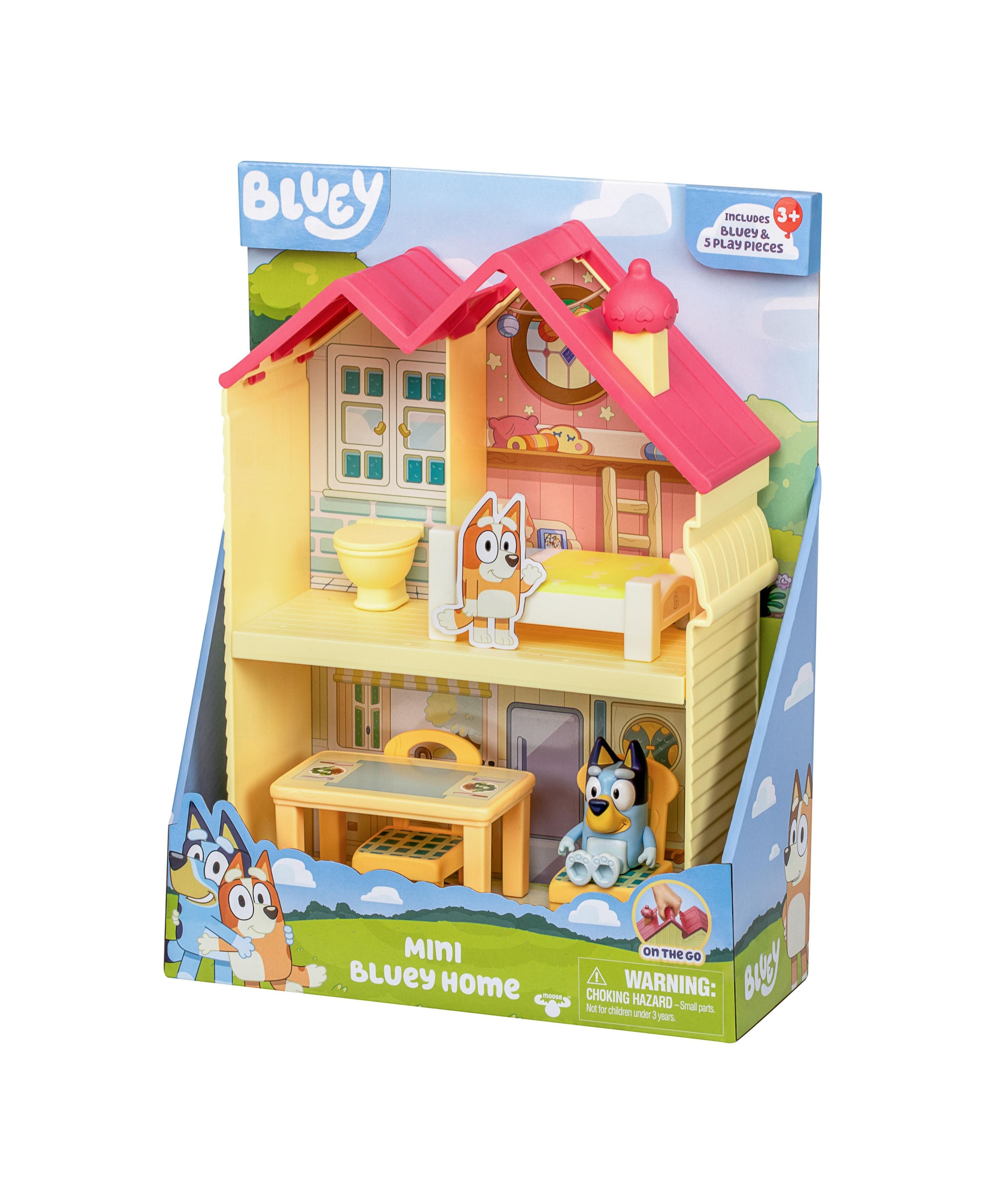 Bluey Mini Heeler Home Playset with Figures & Accessories - Interactive Toy for Kids, Perfect for Pretend Play & Storytelling Fun at Home