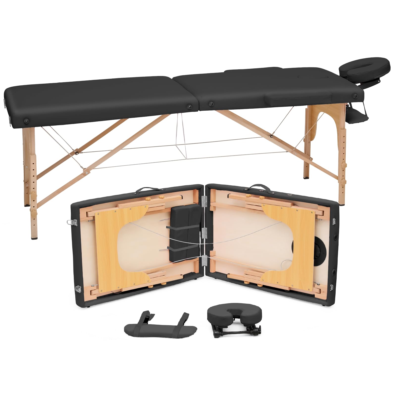 MoNiBloom 2 Fold Portable Massage Table - 82