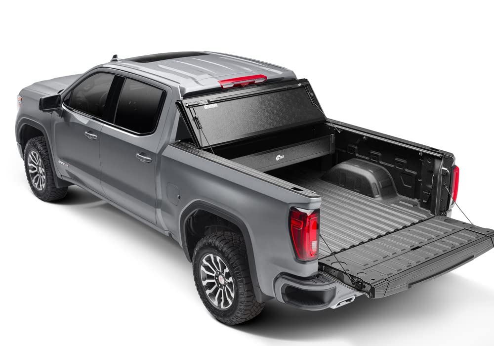 Bak Industries 92501 BAK Box 2 Tonneau Cover Tool Box - Heavy Duty Truck Bed Storage for Pickup Trucks | Weatherproof & Secure Cargo Organizer for Camping Gear, Work Tools & Outdoor Equipment