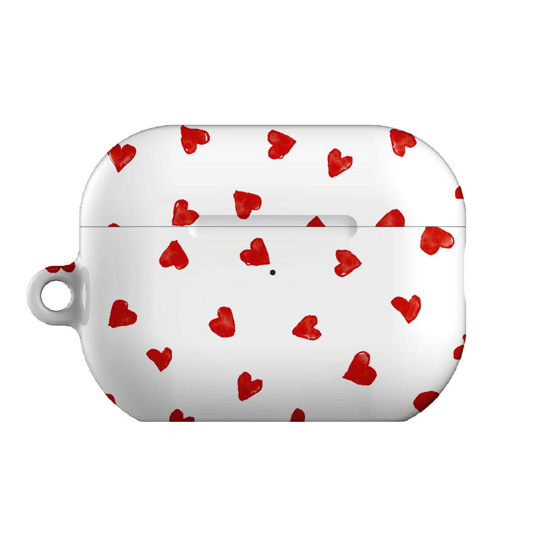 Cute Love Hearts AirPods Pro Case Cover - Shockproof Protective Silicone Sleeve for Apple AirPods Pro (1st/2nd Gen) - Perfect Gift for Valentine's Day, Anniversary & Everyday Use